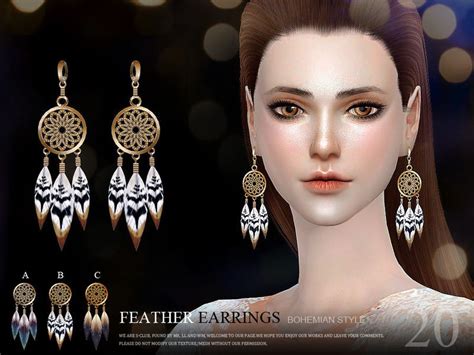New Earring For Female 3 Colors Inside Found In Tsr Category Sims 4