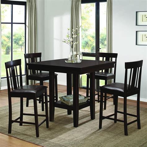 Homelegance Diego Square Counter Height Table In Espresso Beyond