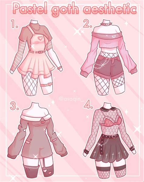 Asaqin Pastel Goth Aesthetic Pastel Goth Outfits Fashion Design