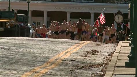 Ohio University Babes Run Nearly Naked Mile For Charity YouTube