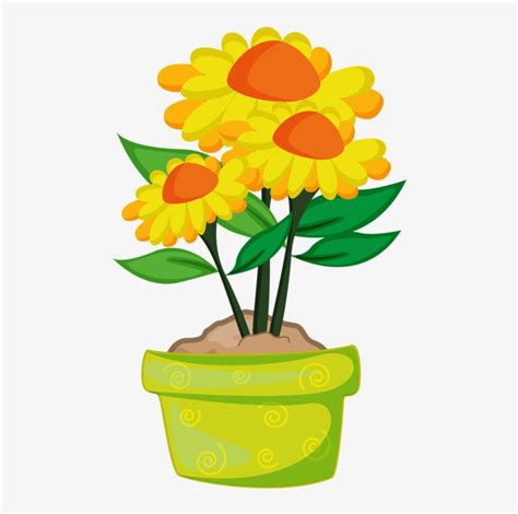 Яндекс Фотки Cartoon Plants And Flowers Free Transparent Png