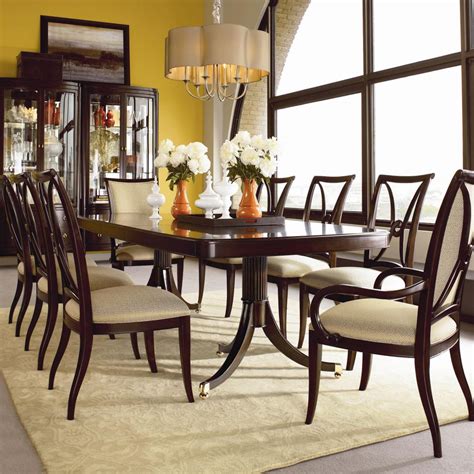 Crafted with rubberwood solids, this set is designed with a removable leaf and trumpet legs. Thomasville Dining Room Sets Discontinued - Cool Furniture ...