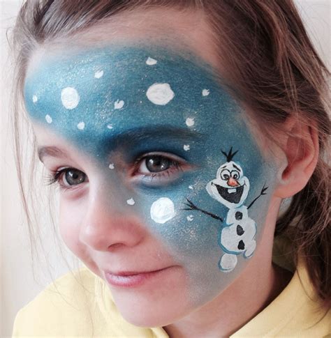 Olaf From Frozen Face Paint By Sarah Haddon Face Paint Face Painting Face