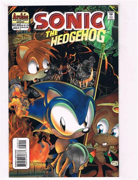 Sonic The Hedgehog 60 Nm Archie Comics Comic Book 1998 De27 Comic