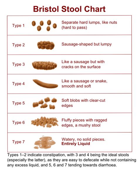 Bristol stool chart