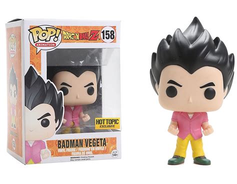 Animation super saiyan goku with energy exclusive vinyl figure #865 glow in the dark, chase version. Funko Pop Badman Vegeta De Dragon Ball Z Exclusivo Hot ...