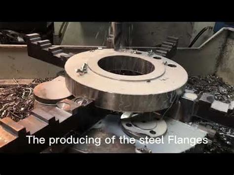 The Producing Of The Steel Flanges Youtube