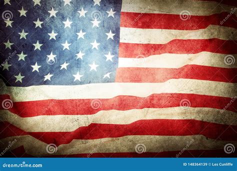 Grunge American Flag Stock Image Image Of States American 148364139