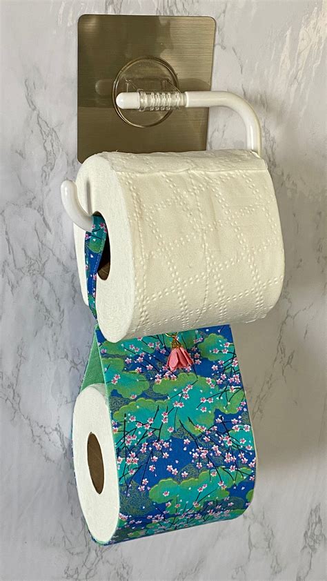 Fabric Toilet Paper Holder Fabric Hanging Basket For Toilet Etsy