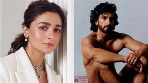 Alia Bhatt Reacts To Ranveer Singhs Nude Photos Dont Like Anything Negative India Tv