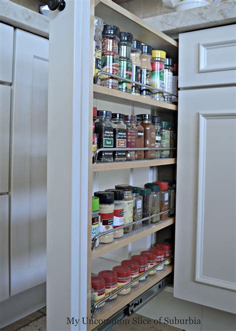 Pull out spice racks are some of the best organizers. Tips For Designing An Organized Kitchen
