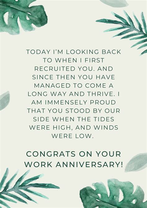 20 Year Work Anniversary Sayings 25 Year Work Anniversary Wishes
