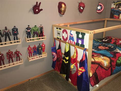 Avengers End Game Superhero Toddler Boy Bedroom Batman Superman Flash