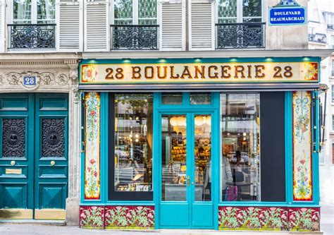 Paris Photograph Boulangerie Beaumarchais French Bakery Etsy