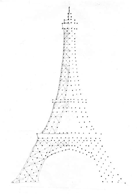 Craftyrichela Eiffel Tower Embroidery Pattern Borduren Op Papier