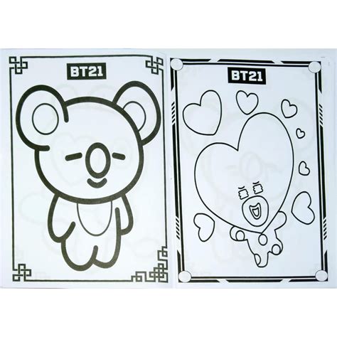 Detail Mewarnai Gambar Bt21 Koleksi Nomer 25