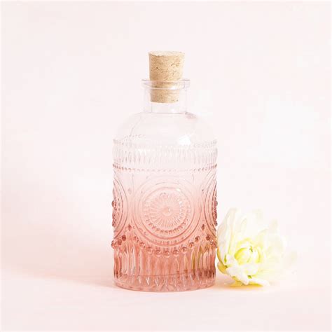 Blush Glass Deco Bottles By Minted Minted