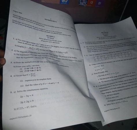 42 is in the middle of 41 and 43, 60 is in the middle of 59 and 61. WAEC 2020 Mathematics Questions & Answers | Theory/Obj PDF ...
