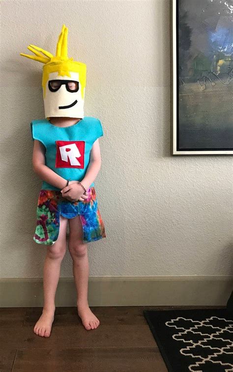 Roblox Body Costume For Kids Ages 4 Custom Made To Order Ty Bday