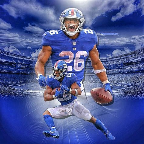 Amidst the waning of the pandemic in the continent, some of the best players will put football back in the mindspace of fans. Saquon Barkley Wallpaper by Core Custom Design | Nfl ...