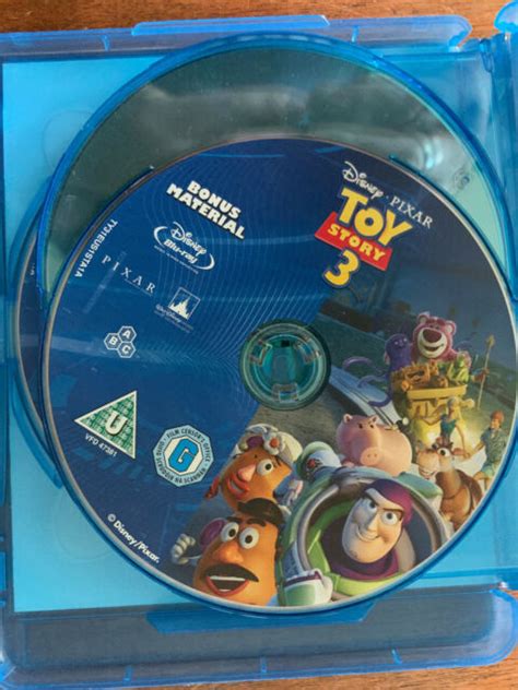 Toy Story 3 Blu Ray Dvd 2010 Disney Pixar Movie Classic 3 Discs For