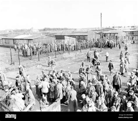 World War Ii Prisoner Of War Camp Pow Germany April 1945 History Stock