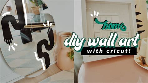 Diy Wall Art Aesthetic Art Print Ideas With Cricut Youtube