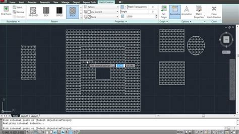 How To Work With Hatches In Autocad Youtube