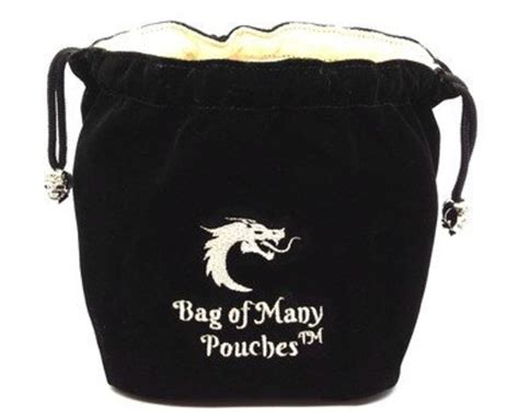 Bag Of Many Pouches Rpg Dnd Dice Bag W Organizer Pockets Etsy