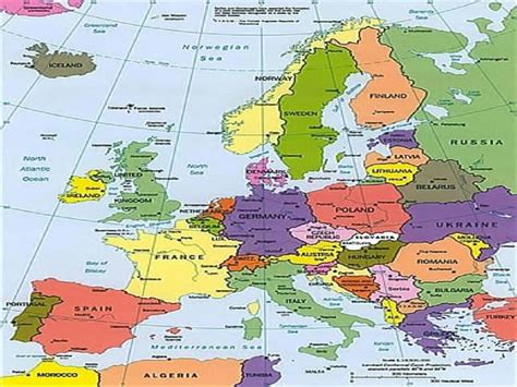 Geografia Continente Europeu