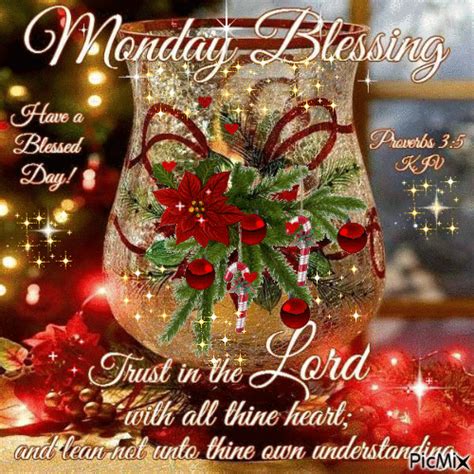 Holiday Monday Blessing  Christmas Greetings Quotes Monday