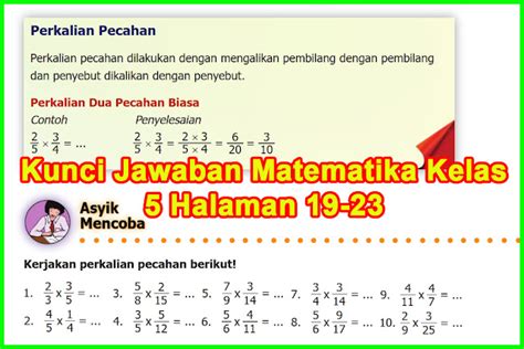 Kunci Jawaban Buku Senang Belajar Matematika Kelas 5 Kurikulum 2013