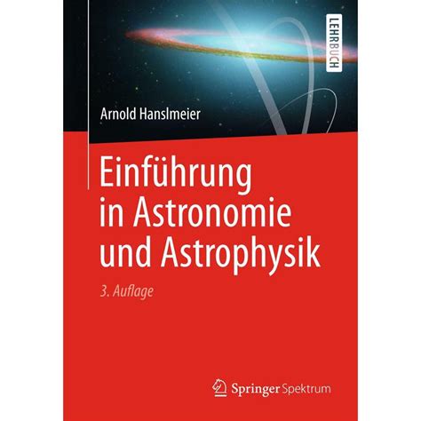 Springer Verlag Buch Einführung In Astronomie Und Astrophysik
