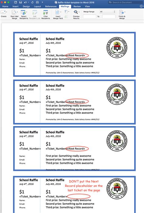 Raffles and Raffle Tickets: The Secret to Creating NUMBERED Raffle