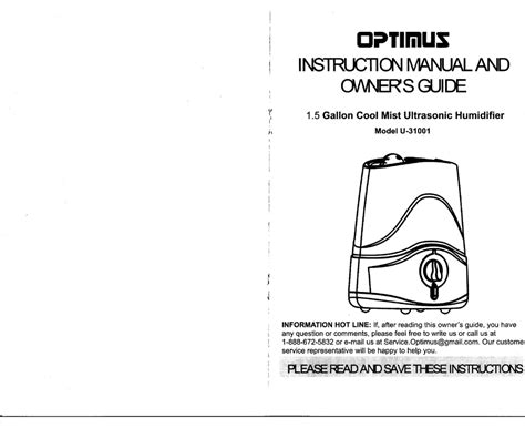 Optimus U 31001 Instruction Manual And Owners Manual Pdf Download