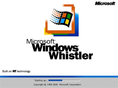 Windows Whistler Bootscreen 2000 By Willowandspiderpet40 On Deviantart