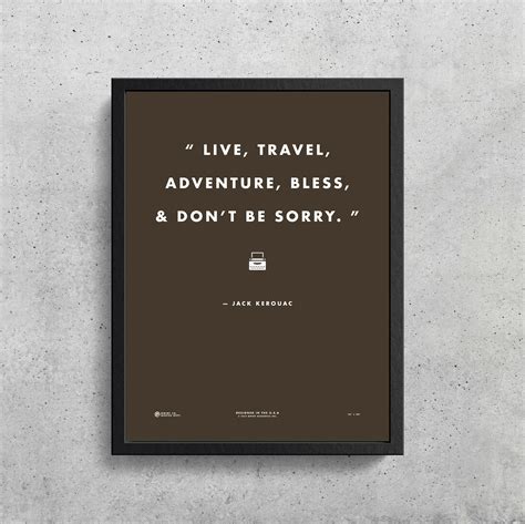 Jack Kerouac Quote Printable Inspirational Quote Jack Etsy