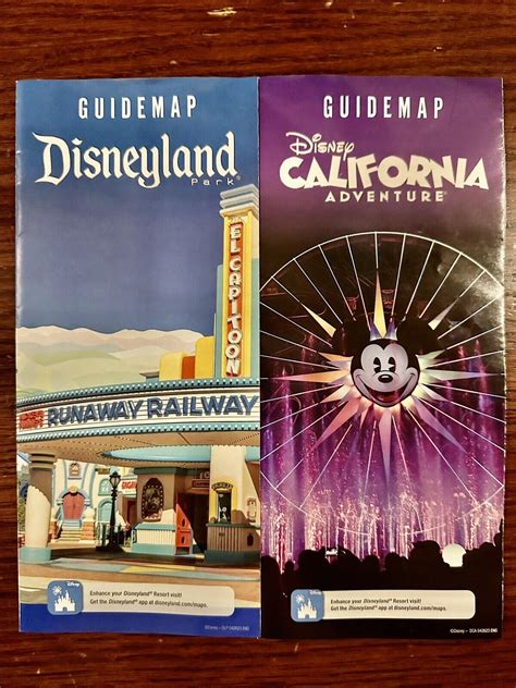 Disneyland Dca California Adventure Park Guide Map Ubuy India