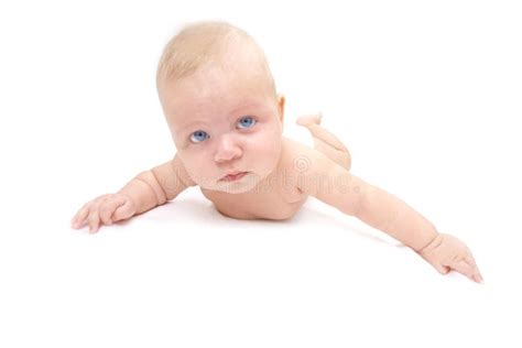 Crawling Baby Stock Photo Image Of Toddler Soft Girl 10820148