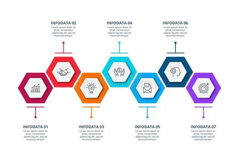 Creative Concept For Infographic With 7 Steps Options Parts Or