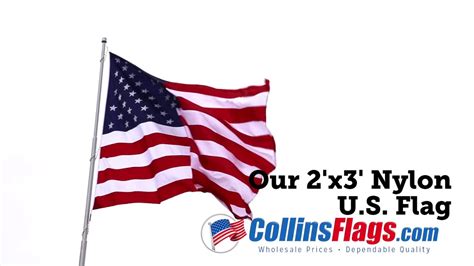 American Nylon 2x3 Flag Details And Features Youtube