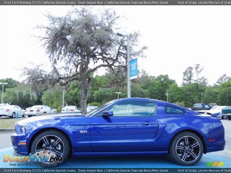 Deep Impact Blue 2014 Ford Mustang Gtcs California Special Coupe Photo