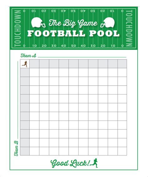 The Best Printable Football Pool Sheet Pierce Blog