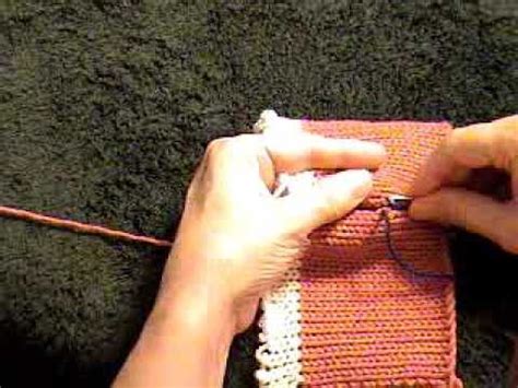 Knitting patterns often use a garter stitch to create a border or edge with a striped texture that doesn't curl. Lesson 23 Mattress Stitch Seam by Diana Sullivan (With ...