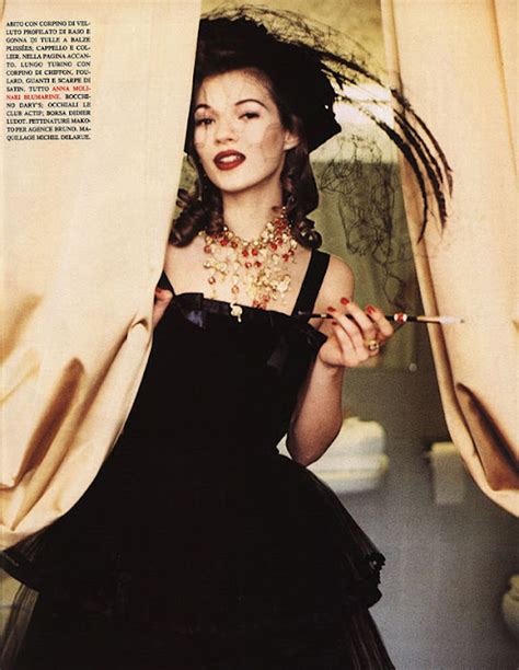 S O M E T H I N G V A G U E Kate Moss For Vogue Italia 1992