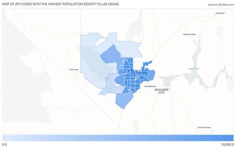 Highest Population Density In Las Vegas By Zip Code Zip Atlas