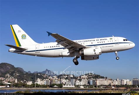 2101 Brazil Air Force Airbus A319 At Rio De Janeiro Santos Dumont