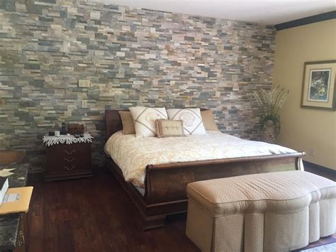 20 Stacked Stone Accent Wall