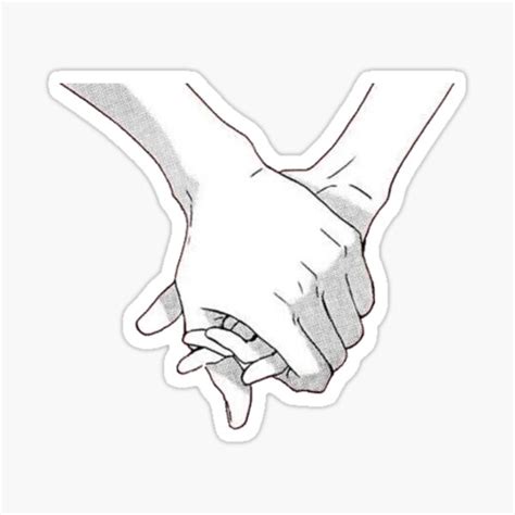 Manga Hands Sticker For Sale By Herms67 Redbubble