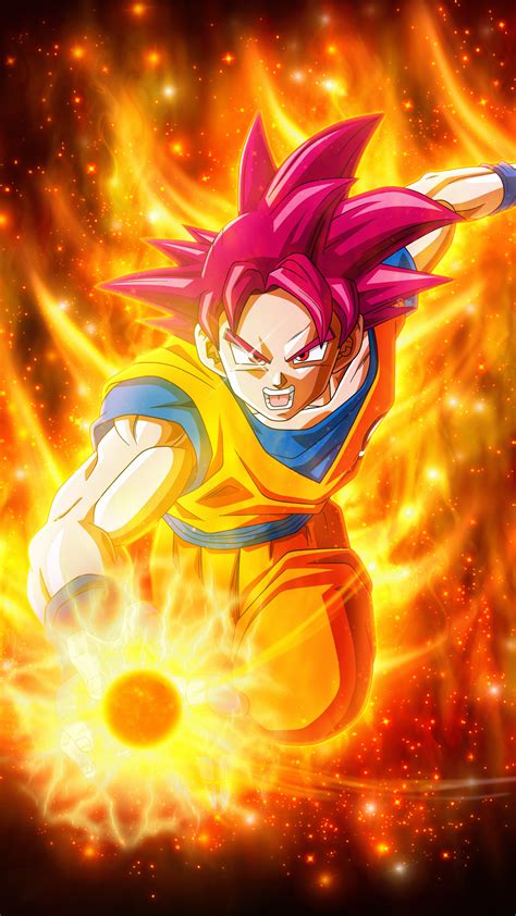 Therefore, our heroes also need to have equal strength and power. Super Saiyan God Goku Dragon Ball, HD 4K Wallpaper